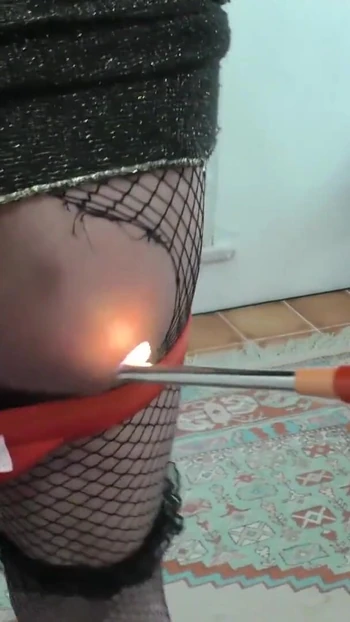 Memorable moment from "Miss Betty the black nurse plays hard with a slave"