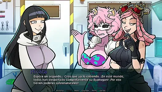 Проект Mei - сладострастная Хината Хюга Наруто испытывает великое открытие красивой Mei