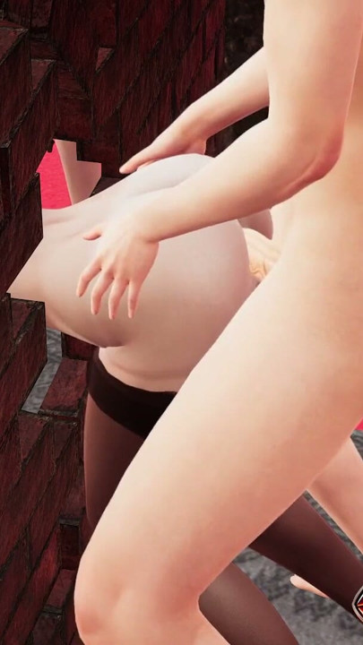 Hot Anime Girl Masami - Thighjob Fetish in Pantyhose for Big Dick, Wall Hole Doggystyle Sex, and Anal Missionary Hard Fuck | Clip 1