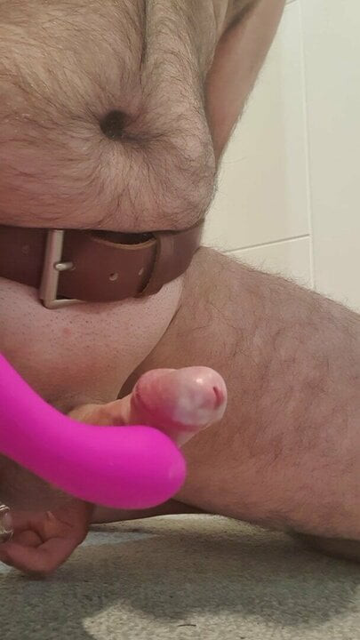Vibrator wanking