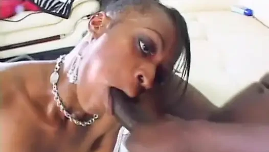 Black on black anal and oral action