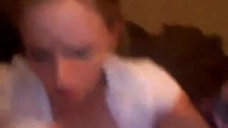 Hot girl sucks dick like a pro