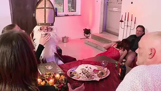 Yaramaz Noel Partisi Vahşi Grup Seks Sikiş Festivali