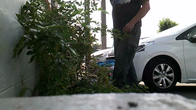 When I clean in front of my house