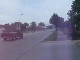 lincoln bus going through on Lincoln street