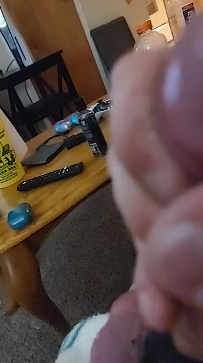 Strokin' my meat hammer
