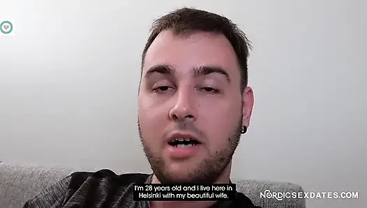 Finlandiya'dan porno: genç temizlikçi hizmetçi adam tarafından sikiliyor