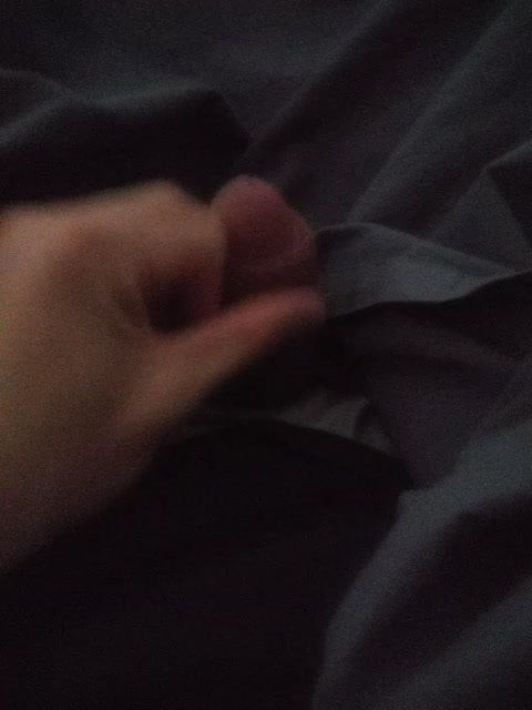 Stroking my small dick