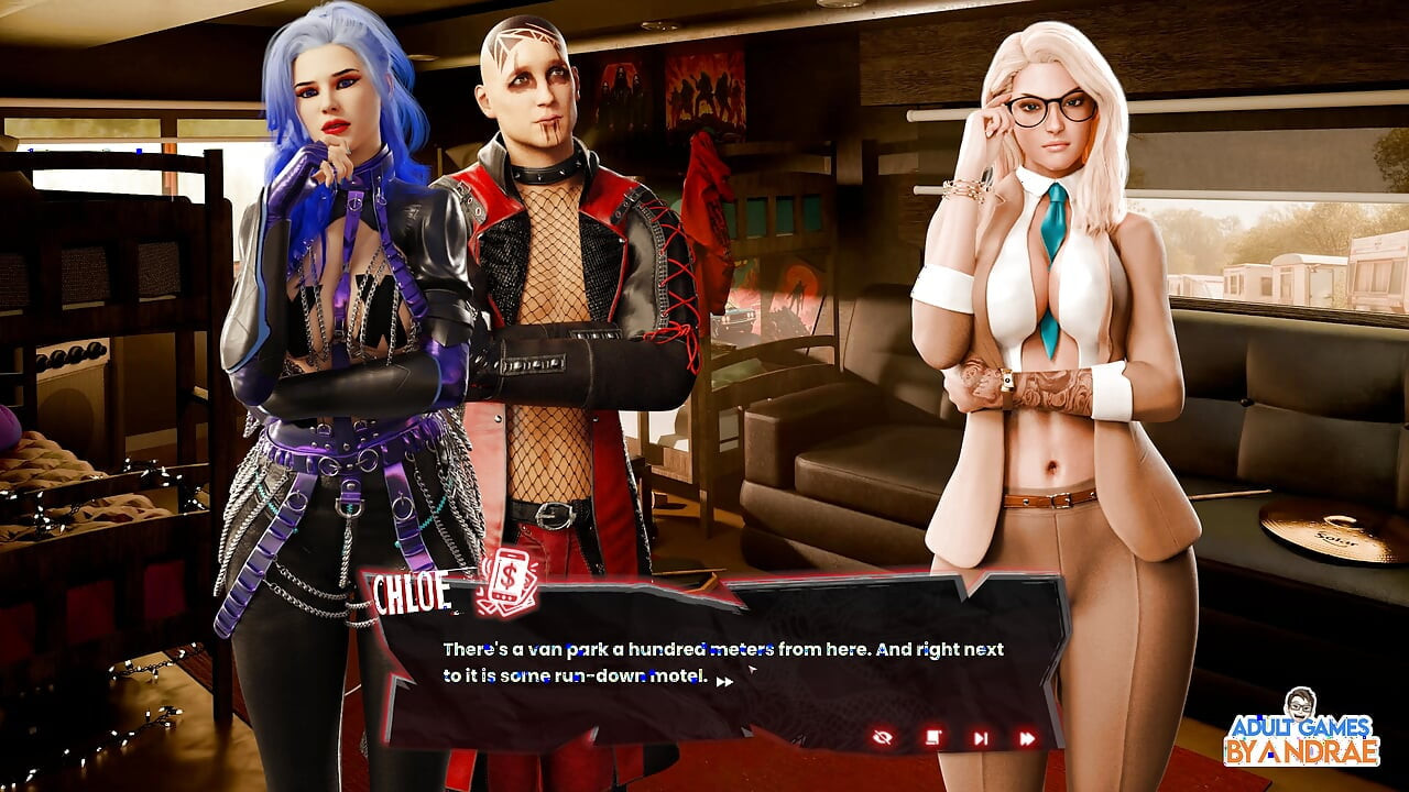 Sex, Sin & Rock'n'Roll Gameplay Part 1 - Van Crash, Motel Stop & A Strange New Beginning