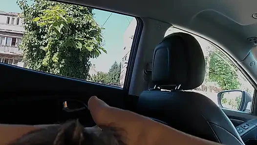 My Stepson Licks My Pussy in Car While We Wait for His Daddy to Come. Xs...
