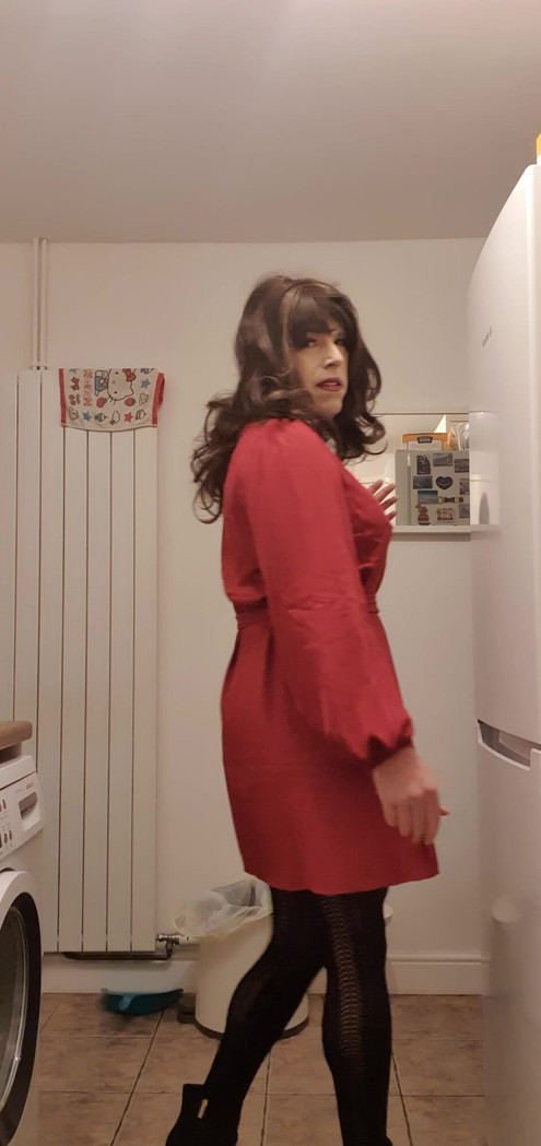 New red dress from Asos