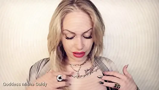 Dorongan ASMR yang menawan untuk membelai dan merokok dengan penolakan orgasme!