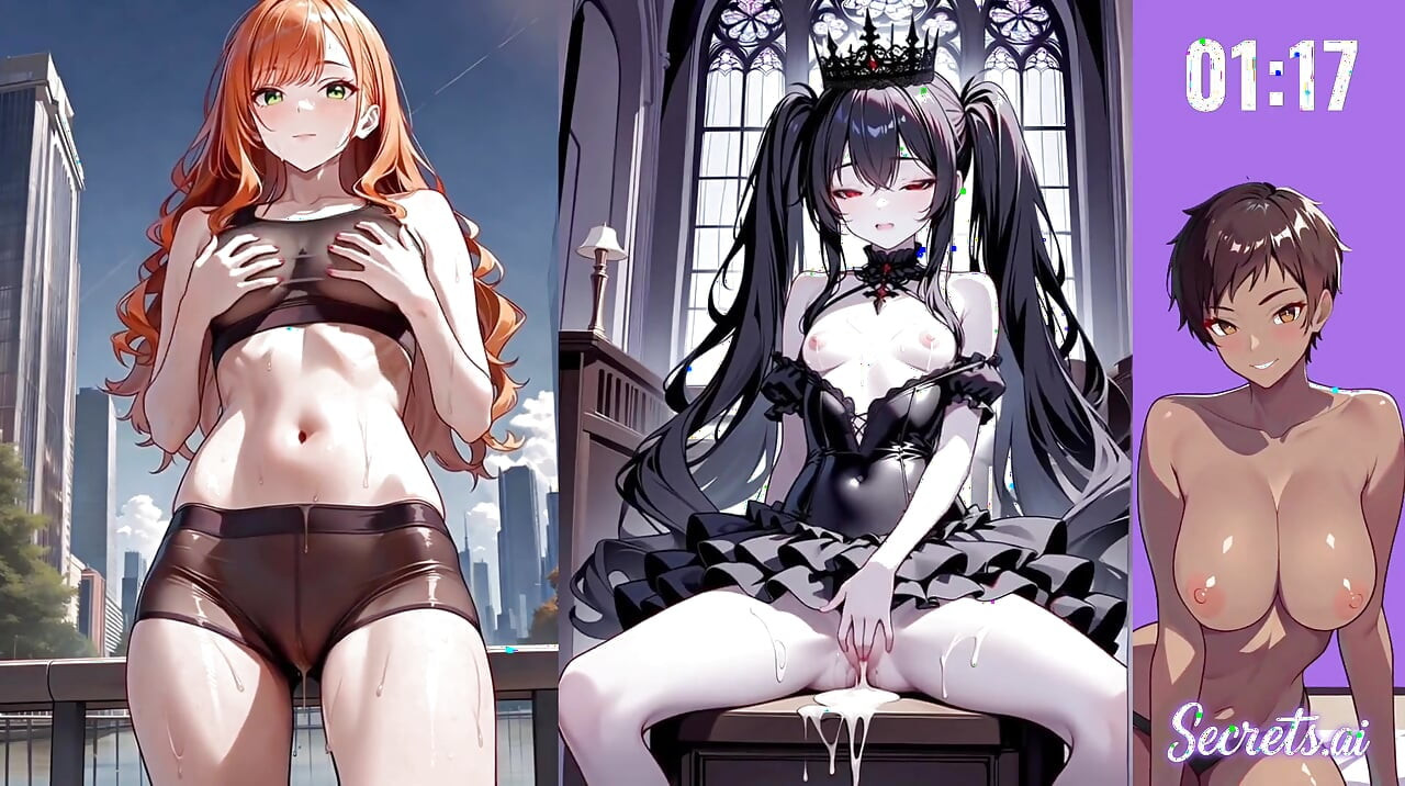 Compilation anime waifu (défi compte à rebours edging)