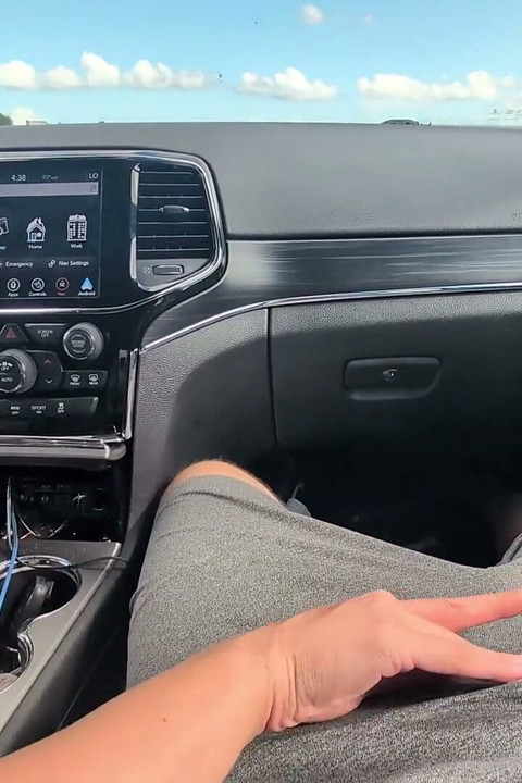 Cumshot All Over Car From Handjob