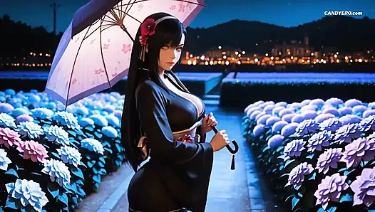 AI generierte Tifa lockhart final fantasy sex im unzüchtigen Gardn