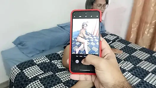 I'm taking pictures to send to my boyfriend and everything gets out of control (tits, ass, dick, moans).