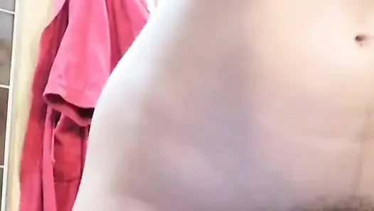 Post Shower Naked Lotioning