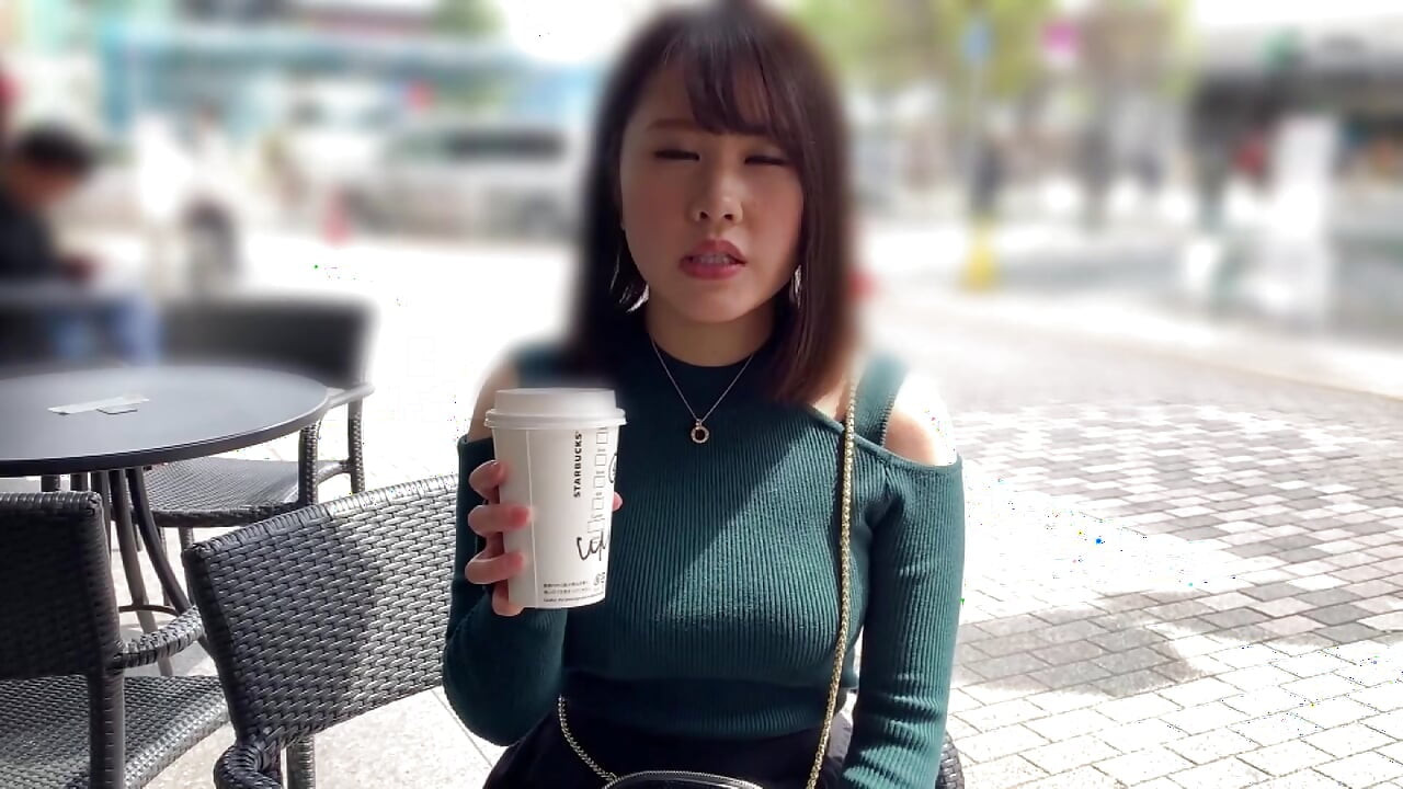 A154F01 Watching a busty girl with a cheerful smile in a private shoot on a matching app, with a sexy orgasm