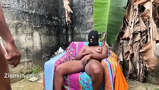 African Outdoor Hot Fuck in Hot Weather