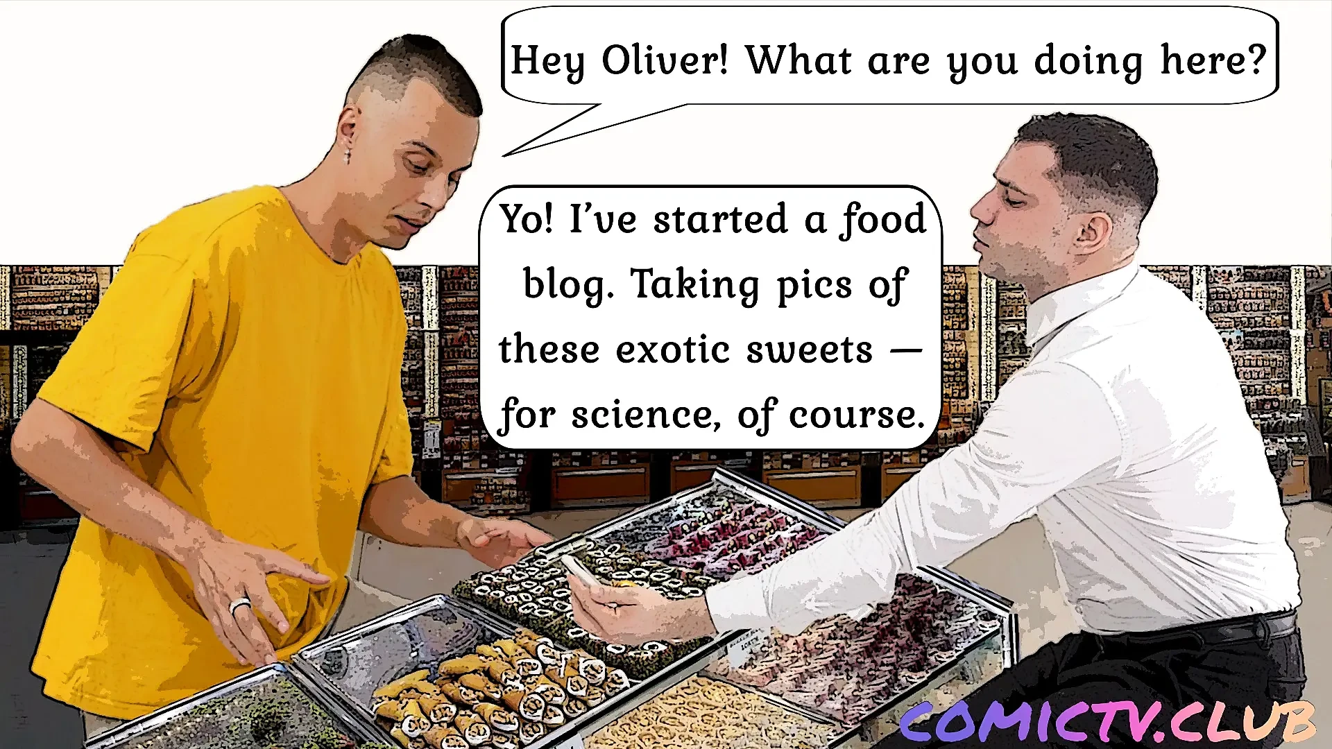 عندما تلتقي الحلوى بالكيمياء