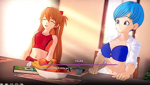 Fantasi Hentai Saya - Kesepakatan Dengan Asuka Dari Evangelion Untuk Meniduri Vagina Merah Mudanya