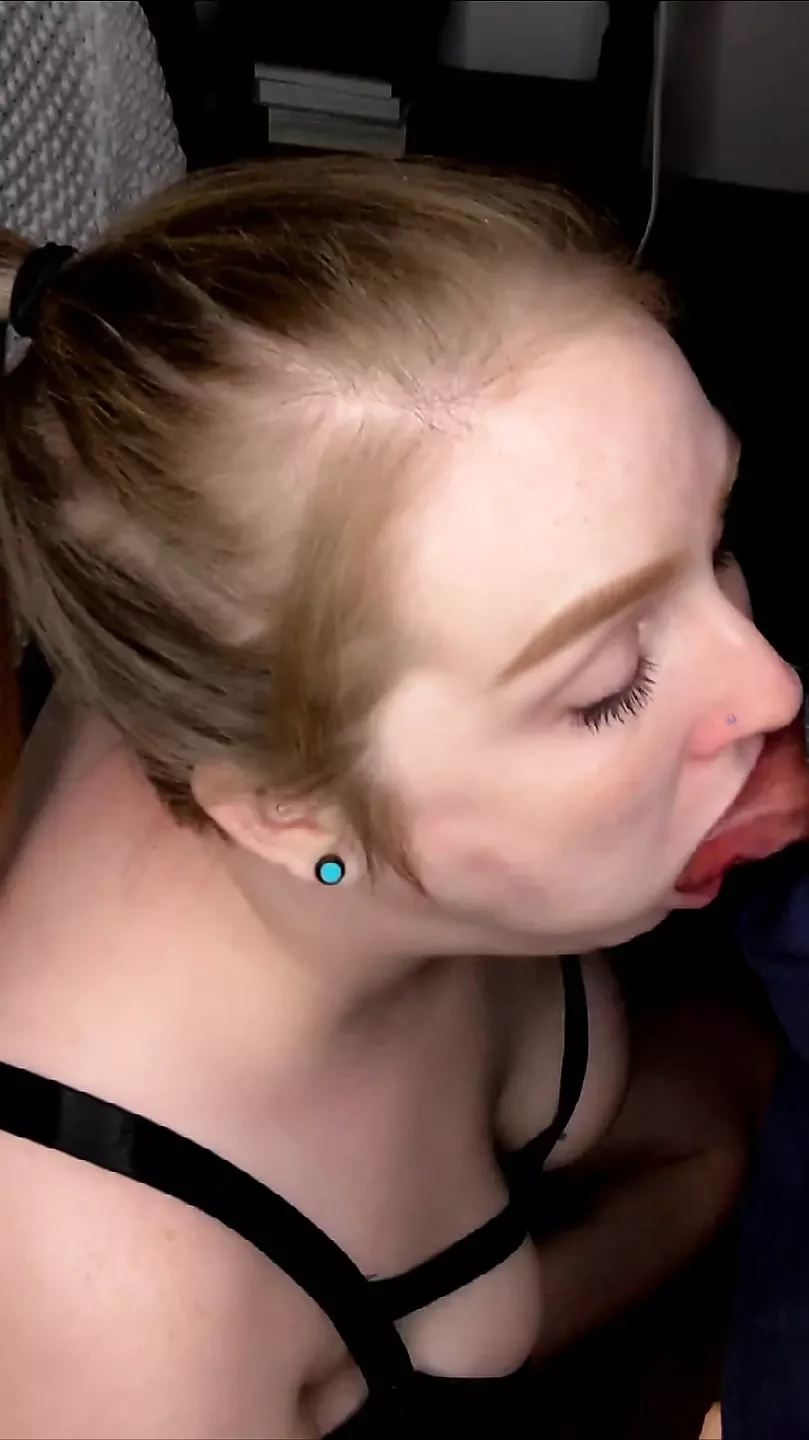 Sucking My Man's Dick for a Facial