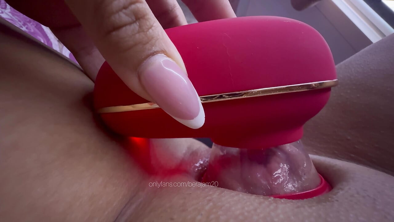 Sucker with sweet tongue, rubs her pussy, soft and virgin