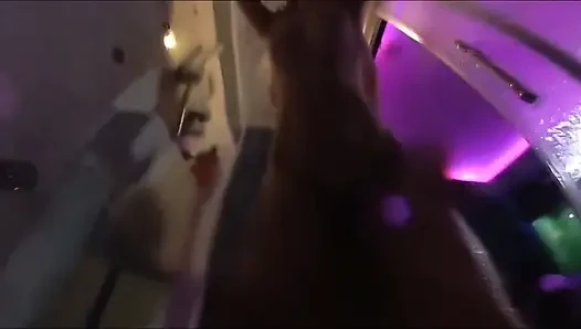 Public Shower Tease at the Spa