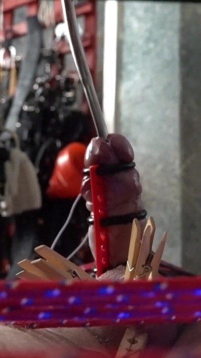 Lucifer's Ladder Electro CBT & Sounding by Mistress LDC | Clip 1