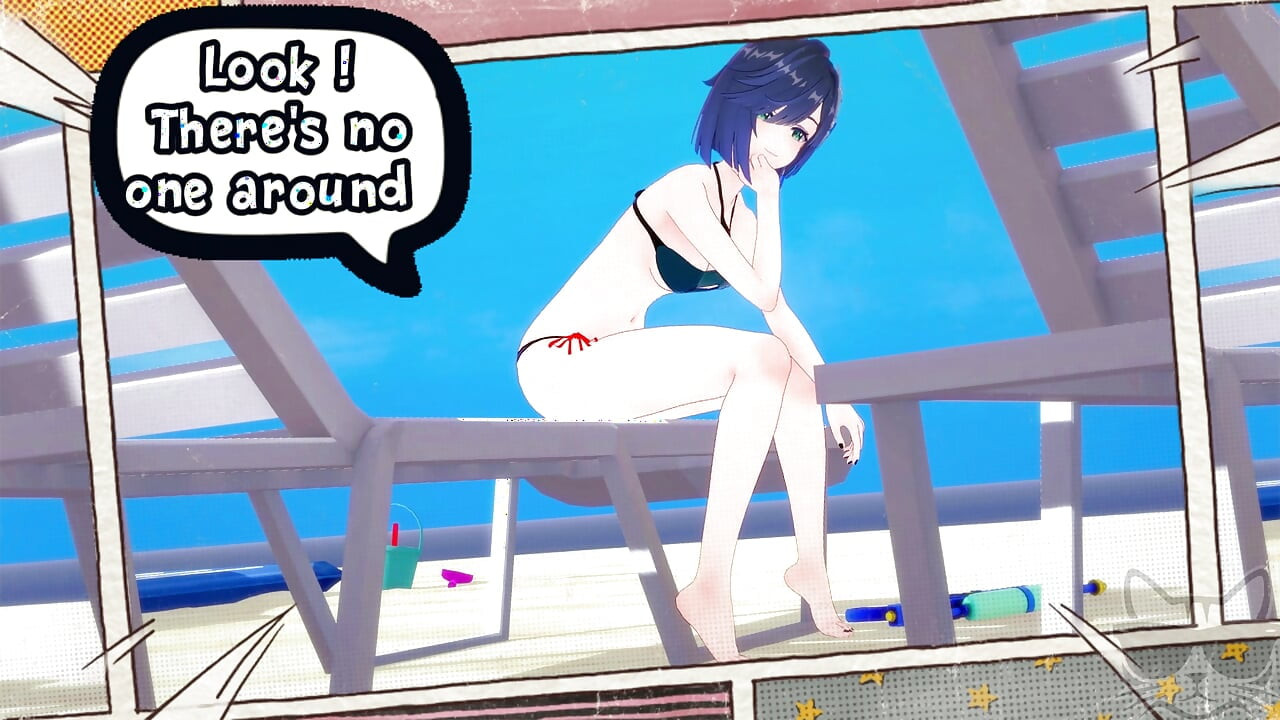 Yelan x Shenhe at the beach (genshin impact) P1 STORY