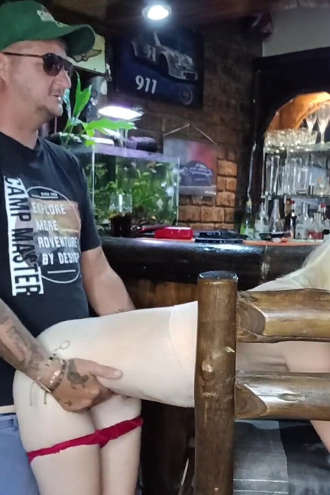 Blonde Asian Girl Eating My Dick