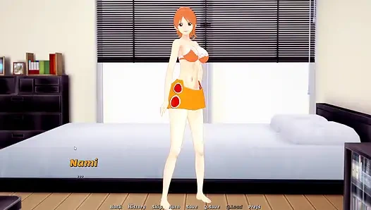 Fantasy Date - Fantasy Date - Undressing the Beautiful Nami from One Piece