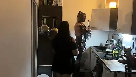 Kitchen Fisting Frenzy - Mature Sluts Stretched Wide Open