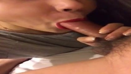 chinese gilr?? blowjob - red lip