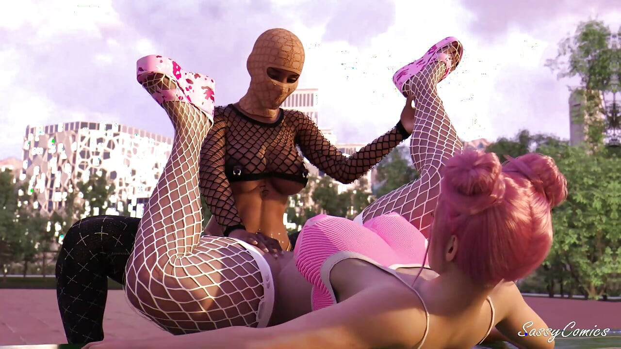 Thot Skip School to Fuck Ebony Futa Girlfriend in Central Park.mp4