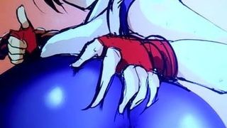 Hołd spermy - soczysta dziura Yuri Sakazaki