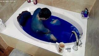 Ultimate Blue Slime Bath 4K HD Ultra TEMU Camera Edition