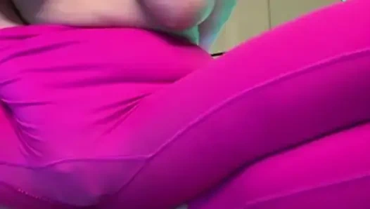 Multi-squirt. Incredible squirt into leggings
