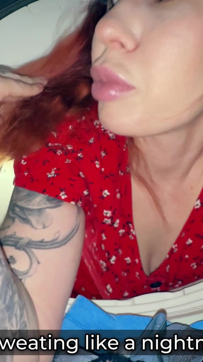 Stunning moment from "Stepson Fucks Stepmom Stuck in Washer - Hot Creampie Finish"