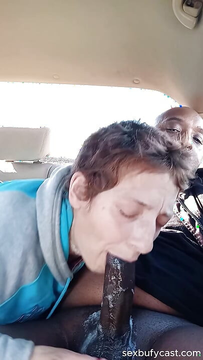 Dirty street whore is drinking my cum for breakfast. MILF
