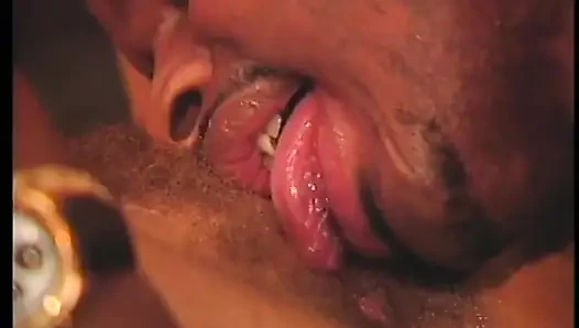 Ebony chick with flabby tits prefer good doggystyle fucking