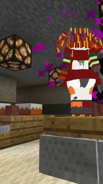 Minecraft Jenny Mod Fapcraft: Fazclaire's Night FNAF Scrapped Babe giving me a blow job | Clip 2