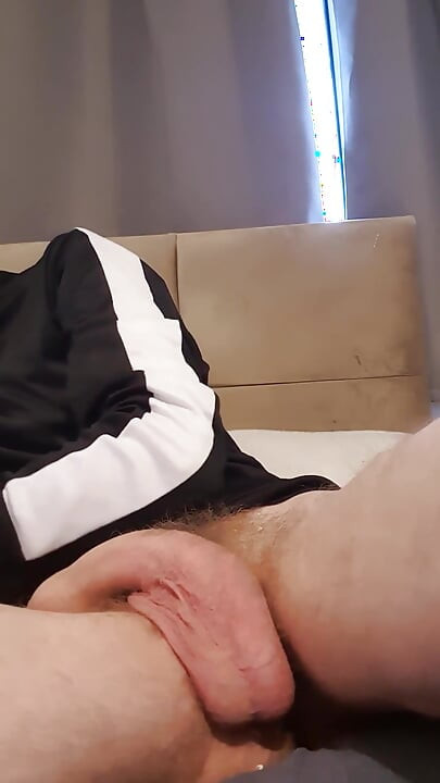 Skinny Young Lad in White Tight Boxers