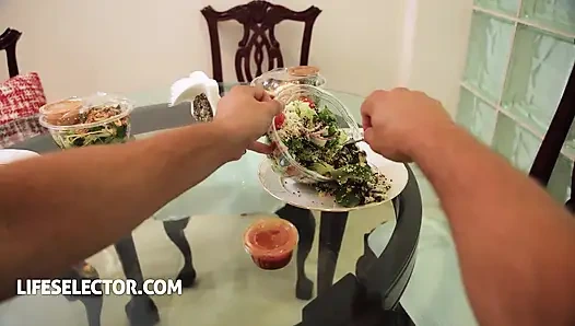 Frecher büro-Ärger mit anissa kate und nicole kitt