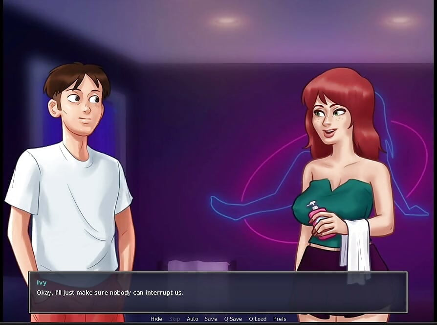 Summertime Saga Gameplay : Intense Massage Scene with the Receptionist.
