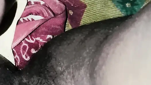 Bihar mommy likes to fuck Dirty Pooja's big black cock and take her throat deep