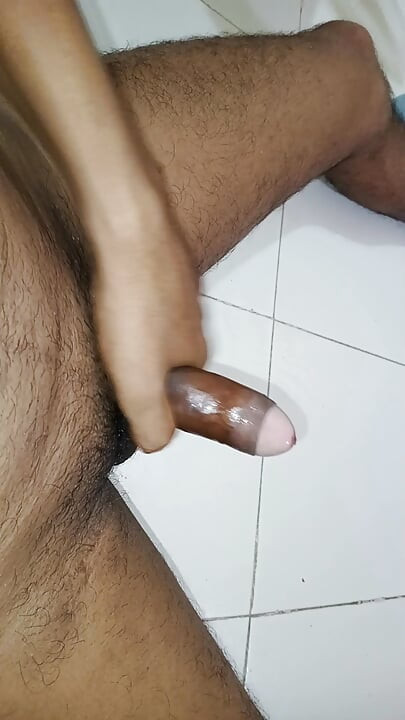 Big Indian cock masturbation