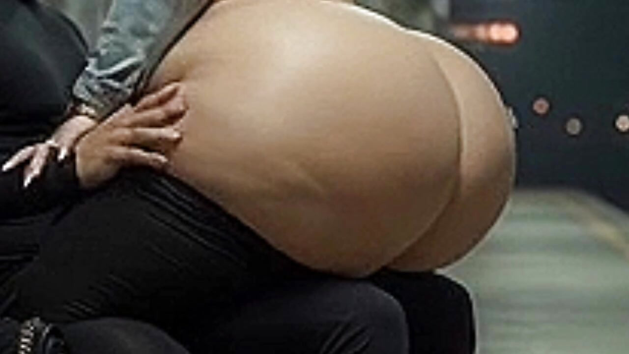 "Masked Stranger Grabs Thick BBW Ass at Empty Train Station"