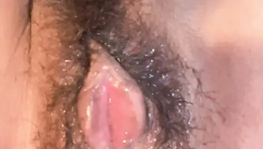 Memek basah berantakan dari dekat