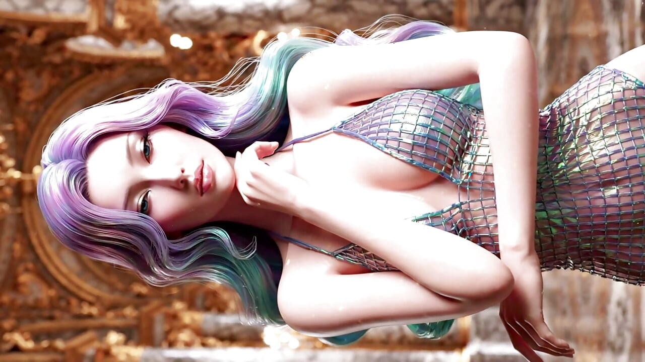 Lookbook Modă Transparentă 01: Femei Frumoase în Phoenix Auriu 3D Generat de AI